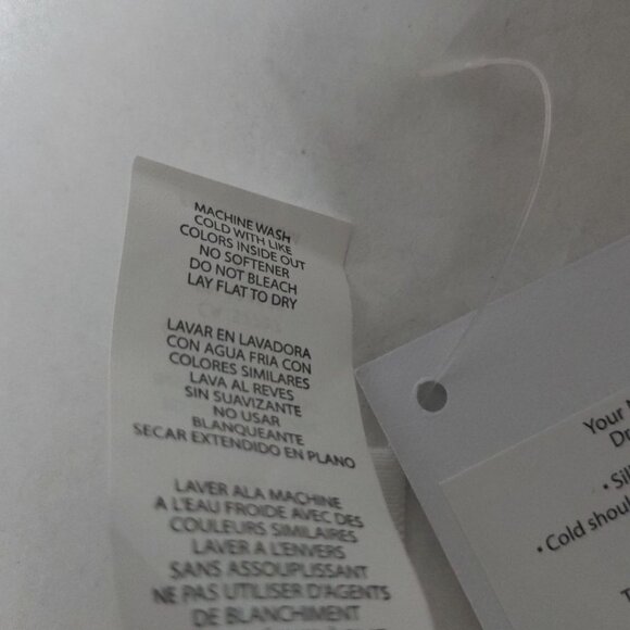 Fabletics Tina Mini Dress Small Black White Palms - Picture 7 of 7